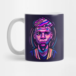 Kylian Mbappe popart Caricature Mug